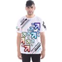 DDR Vivid White Men s Sports Mesh Tee View1