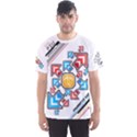 PIU Arrows White Men s Sports Mesh Tee View1