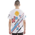 PIU Arrows White Men s Sports Mesh Tee View2