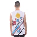 PIU Arrows White Tank Men s Basketball Tank Top View2