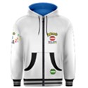 Pop n Music White Hoodie Men s Zipper Hoodie View1