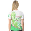 DDR Rinon Women V-Neck Sport Mesh Tee View2