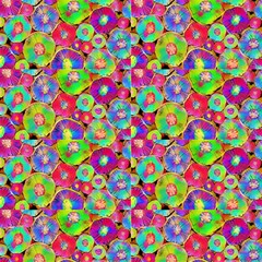 Flower Bed1) Fabric by divalassy