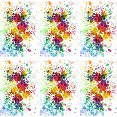 Color-splash-watercolor2 Fabric by cowcowstore