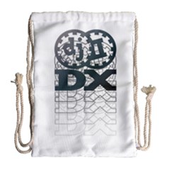 Iidx White Drawstring Bag (large) by concon