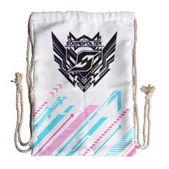 Sdvx White Drawstring Bag (large) by concon