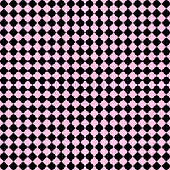 Block Fiesta - Blush Pink & Black Fabric by FashionBoulevard