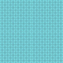 Timeless - Black & Arctic Blue Fabric by FashionBoulevard