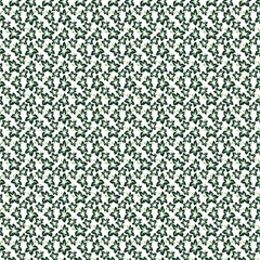 Cute Flowers - Eden Green Fabric by FashionBoulevard