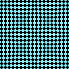Block Fiesta Black And Arctic Blue Fabric by FashionBoulevard