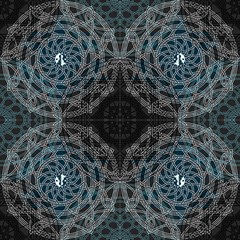 Jedi Prime Mandala Fabric by TrueAwesome