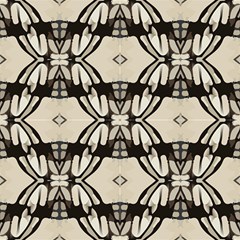 Black Grey, Decorative Abstract Pattern by FloraaplusDesign