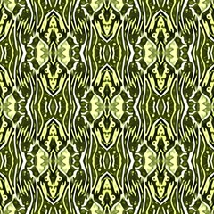 Green Ethnic Ornament by FloraaplusDesign