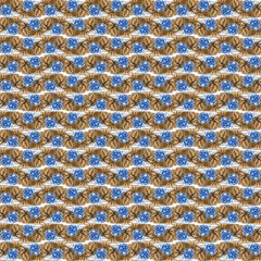 Blue Vintage Roses by FloraaplusDesign