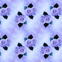 Lavander Vintage Roses And Polka Dot by FloraaplusDesign