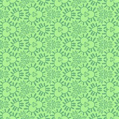 Light Green, Abstract, Decorative Pattern  by FloraaplusDesign