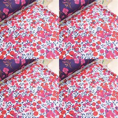 Wiltshire Red Fabric by annabayes