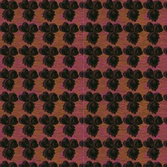 Flowerpower Pink Fabric by CAROLINE1942