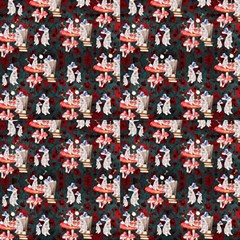 White Rabbit Fabric by flowerland