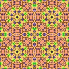 Cv392 Flower Spring Shower1jytuytu Fabric by CVFabricShop
