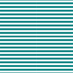 Cvs0086 Teal Blue And White Stripes Fabric by CVFabricShop