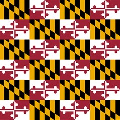 Flag Of Maryland Svg Fabric by nataliebohemian