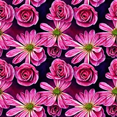 Watercolor Floral Summer Flowers by GardenOfOphir