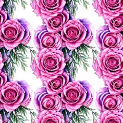 Floral Botanical Garden Fabric by GardenOfOphir