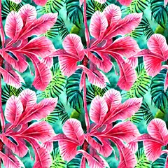 Vintage Botanic Flowers Fabric by GardenOfOphir