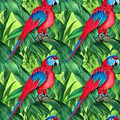 Botanical Spring Summer Flowers Fabric by GardenOfOphir