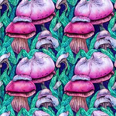 Psychedelic Mushrooms by GardenOfOphir