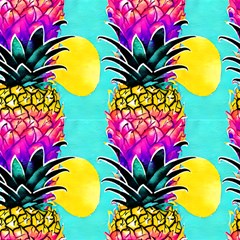 Pastel Ombre Pineapple by GardenOfOphir
