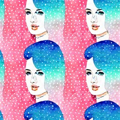 Retro Polka Dots Pattern by GardenOfOphir