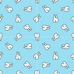 Cute Rabbits - Blue by idjy