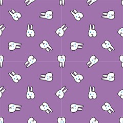 Cute Rabbits - Purple by idjy