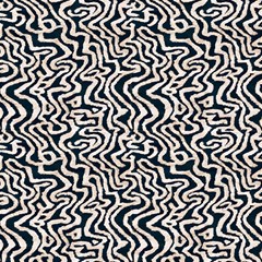 Beige Snake Texture Fabric by DinkovaArt