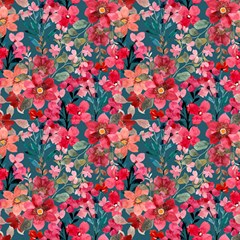 Red Roses 2 Fabric by DinkovaArt