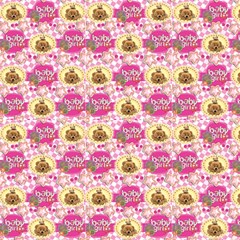 Baby Girl Fabric by Skittledust