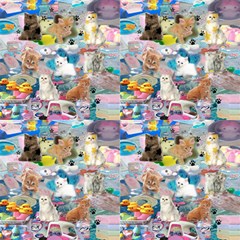 Cleancorecats Fabric by Skittledust