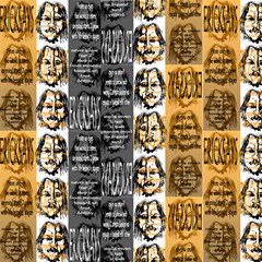 6072 Ericksays Fabric by tratney