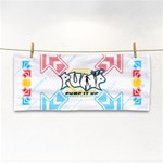 PIU Blue Hand Towel Front